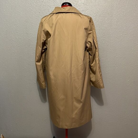 Vintage 1970 Bonnie Cashin khaki cape coat with duster size 14 - Picture 9 of 17